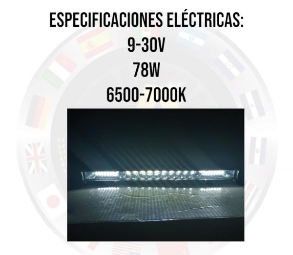 Barra De 58 Super Leds Blancos 9-30v 78w - Image 4