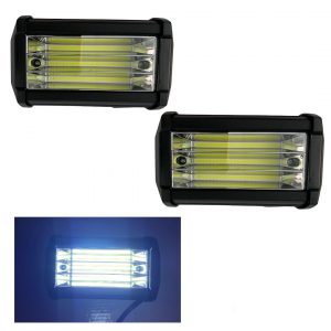 Faro De Leds Blanco Fijo Y Estrobo Luz Spot
