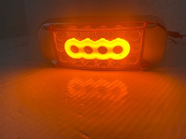 Plafón Rectangular De 18 Leds Ambar 12-24v 3 Funciones - Image 5