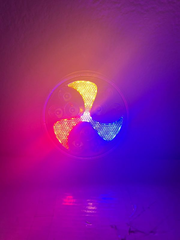 Faro Redondo Con 9 Leds Rgb 4 Funciones - Image 12