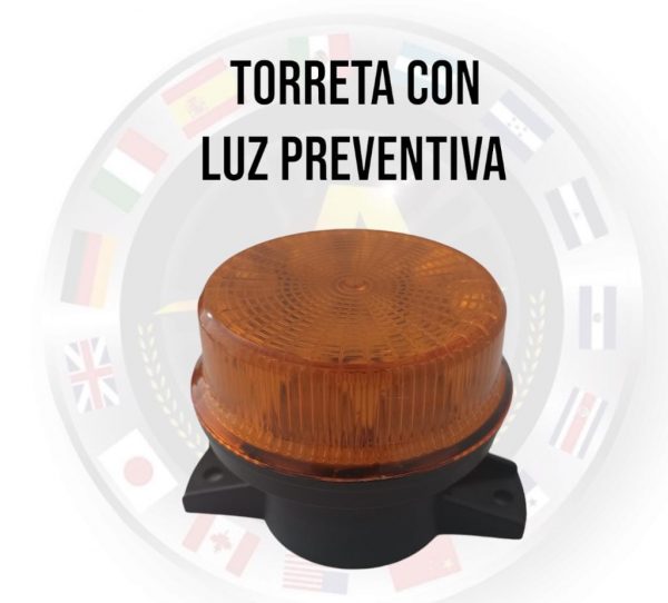 Torreta De 6 Leds Ambar Estrobo 12-24v - Image 3