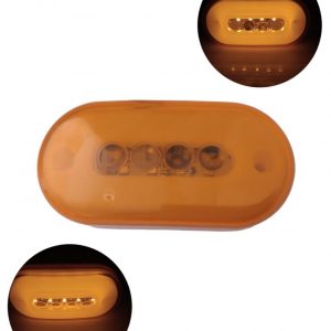 Plafón Iluminación Glo Con Estrobo Ámbar 12-24v