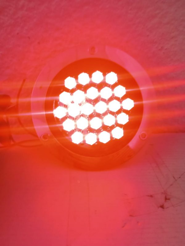 Plafón Redondo De 24 Leds 12v Rojo - Image 7