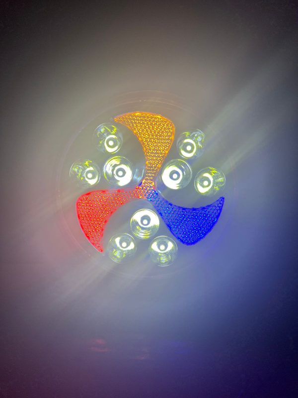 Faro Redondo Con 9 Leds Rgb 4 Funciones - Image 11