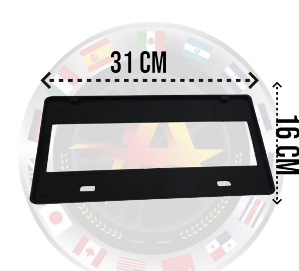 Porta Placa Fibra De Carbon Para Cubrir Identidad - Image 3