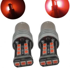 Foco 15 Leds Dos Polos Color: Rojo 0111