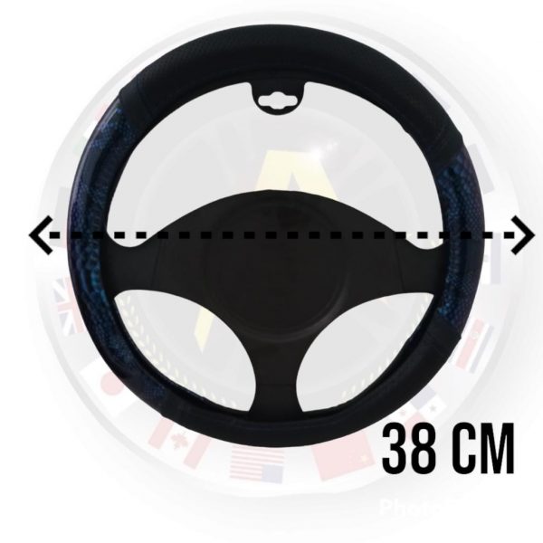 Funda De Volante Deportiva Morado Esferada/negro - Image 4