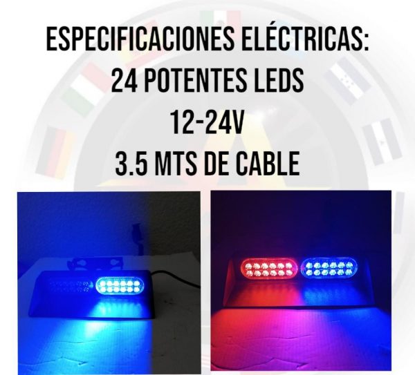 Torreta Con 14 Híper Leds Múltiples Funciones Para Interior - Image 2