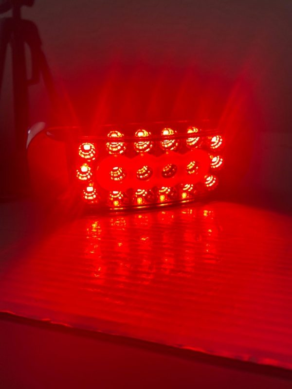 Plafón Rectangular De 18 Leds Ambar 12-24v 3 Funciones - Image 5
