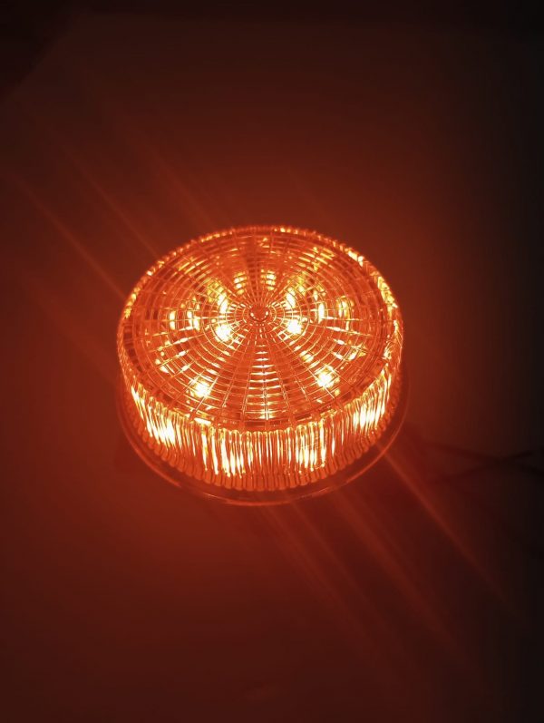Torreta De 6 Leds Ambar Estrobo 12-24v - Image 6