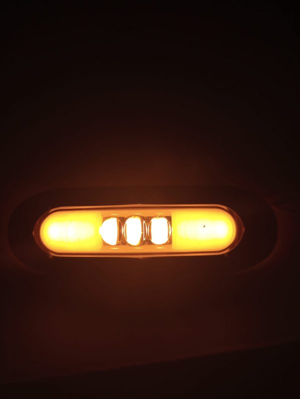 Plafón Iluminación Glo Con Estrobo Ambar - Image 5
