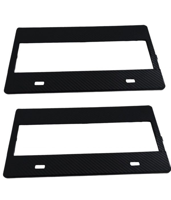 Porta Placa Fibra De Carbon Para Cubrir Identidad