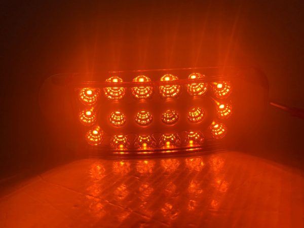 Plafón Rectangular De 18 Leds Ambar 12-24v 3 Funciones - Image 6