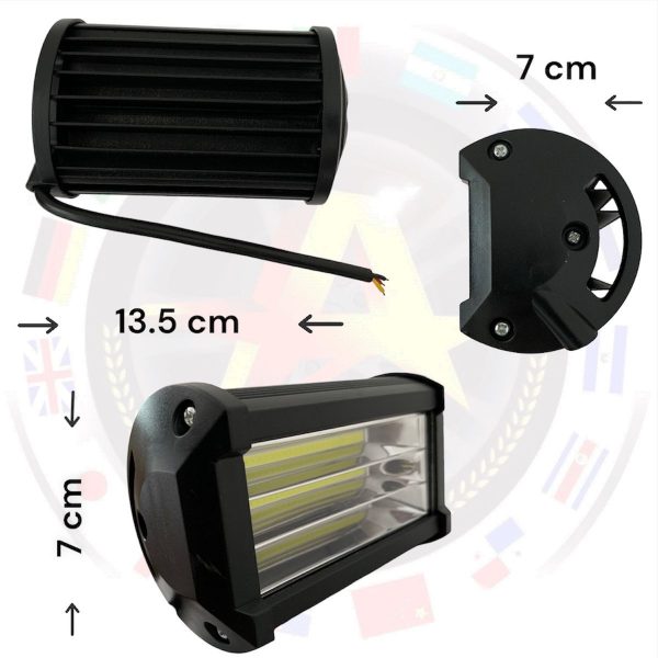 Faro De Leds Blanco Fijo Y Estrobo Luz Spot - Image 3