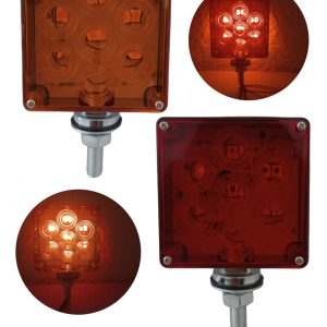 Plafón Visor Direccional Led Doble Cara Ambar / Rojo