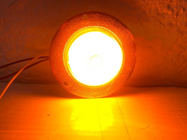 Plafón De Led Para Camiónes ámbar Y Cromo - Image 6