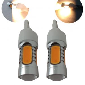 Foco Led De Pellizco Con Lupa 7440 Ambar