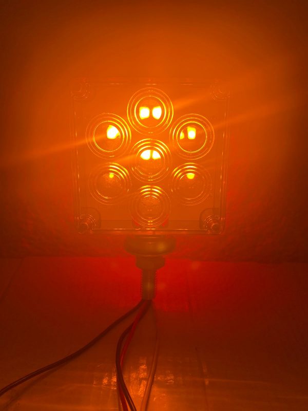 Plafón Visor Direccional Led Doble Cara Ambar / Rojo - Image 5