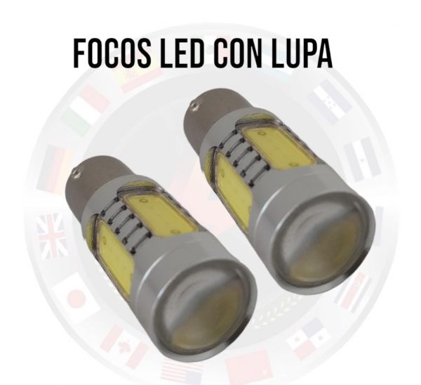 Foco De 1 Polo Con Lupa. Funcion Estrobo Blanco - Image 2