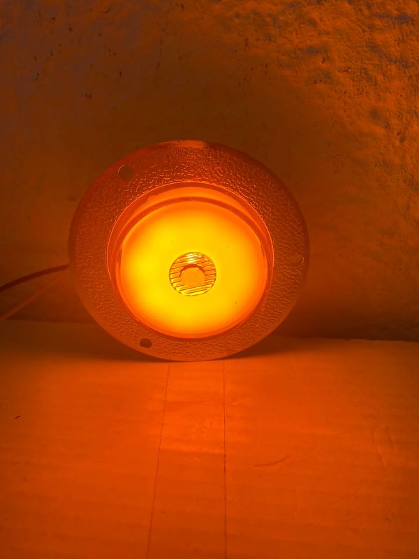 Plafón De Led Para Camiónes ámbar Y Cromo - Image 5