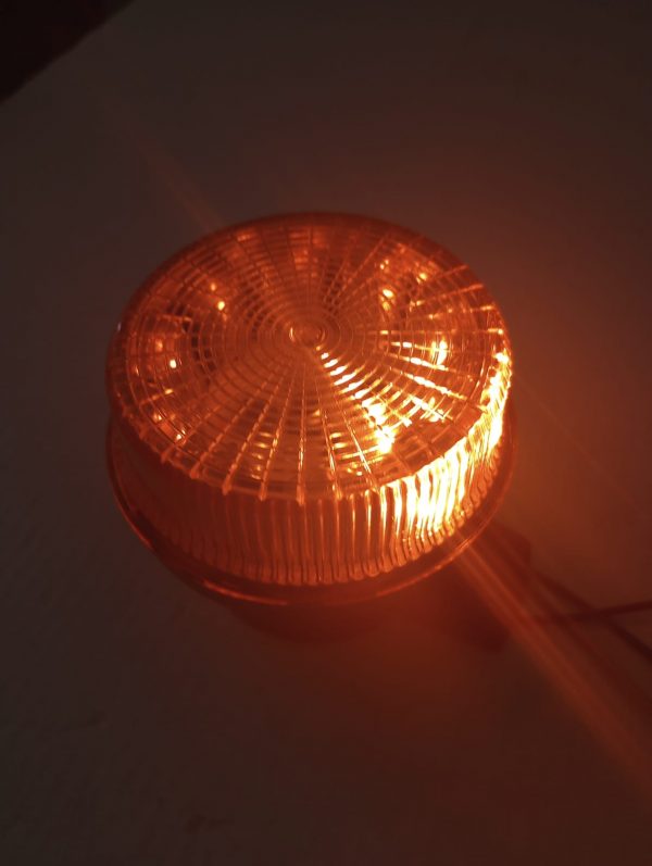 Torreta De 6 Leds Ambar Estrobo 12-24v - Image 5