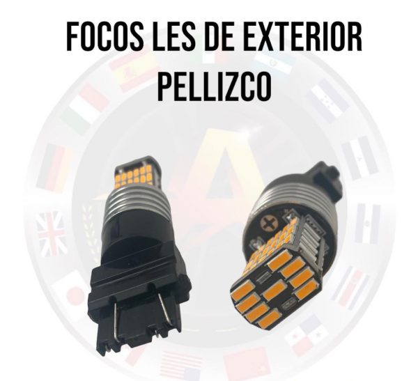 Foco 45 Leds Pellizco Color: Ambar - Image 3