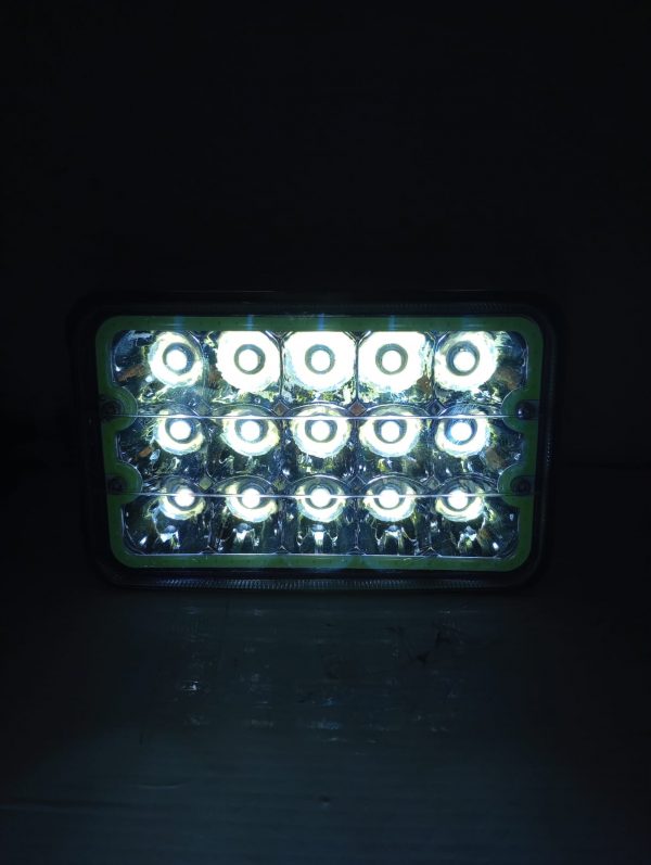Faro Unidad De 15 Leds Luz Alta,baja Y Cuartos Turquesa - Image 7
