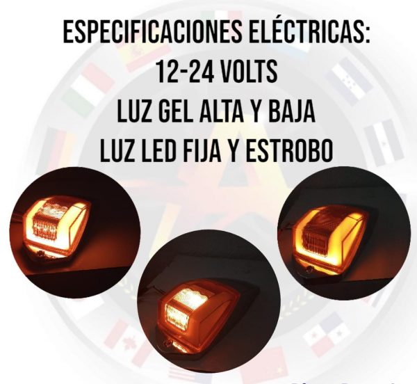 Plafón Tipo Zeppelin Para Kenworth 4 Funciones - Image 2