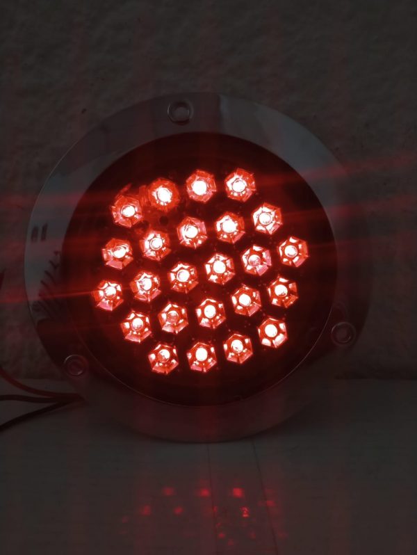 Plafón Redondo De 24 Leds 12v Rojo - Image 9