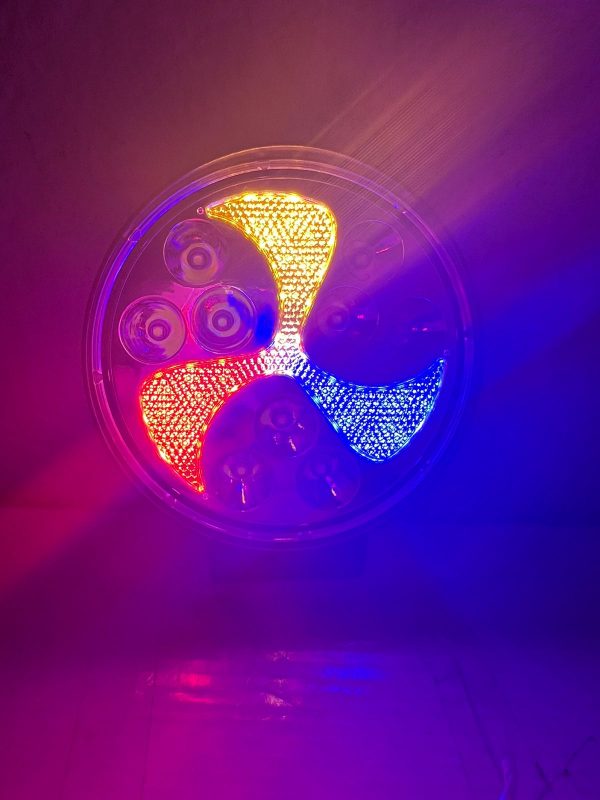 Faro Redondo Con 9 Leds Rgb 4 Funciones - Image 8