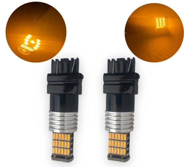 Foco 45 Leds Pellizco Color: Ambar