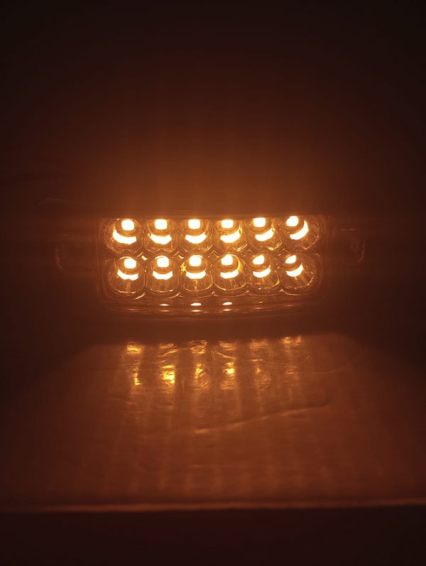 Plafón De 12 Leds Con Bisel 12-24v Cuartos/Estrobo - Image 5