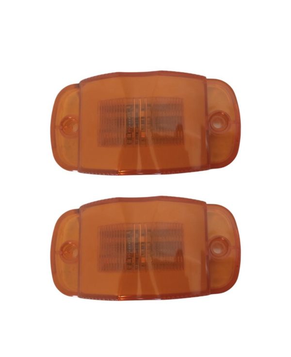 Plafón De Carrito Led/glo 12-24v Cuartos Y Estrobo Ambar