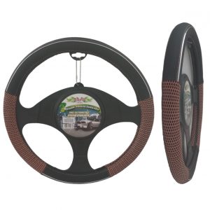 Funda De Volante Color: Negro/cobre 38 Cm Auto