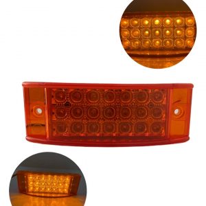 Plafón Universal De 21 Leds Luz Fija 12v Ambar