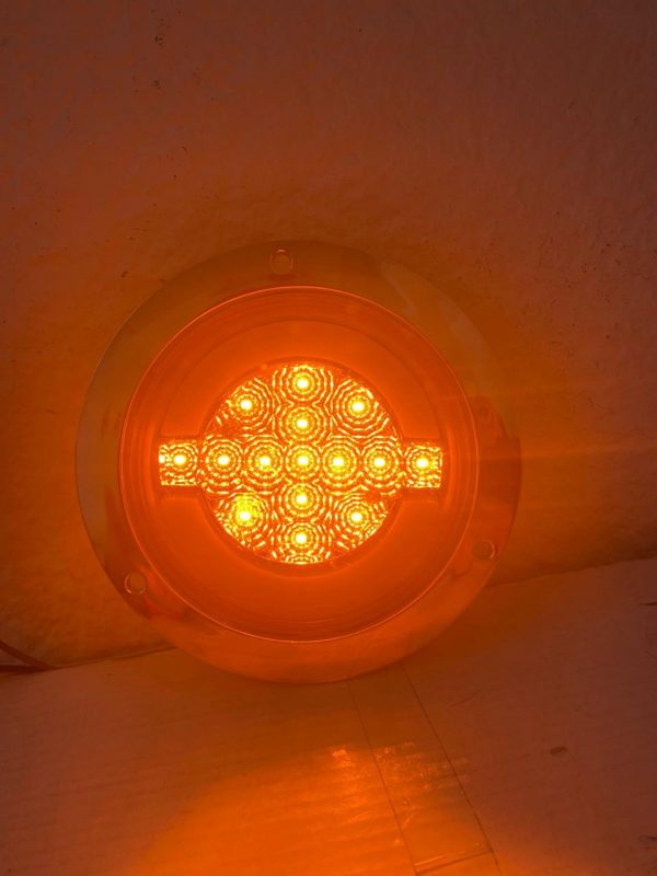Plafón Redondo De 15 Leds Con Anillo De Gel 12/24v Estrobo - Image 5