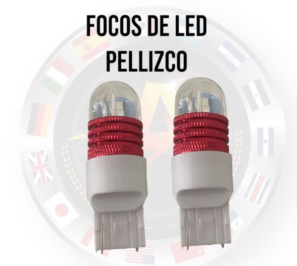 Foco Led De Pellizco Estrobo Color: Rojo - Image 2