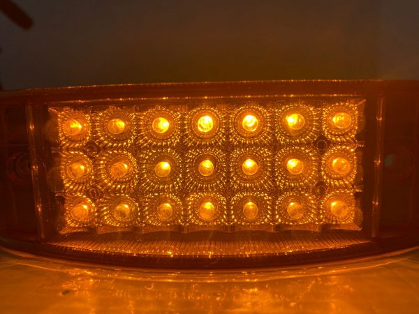 Plafón Universal De 21 Leds Luz Fija 12v Ambar - Image 5
