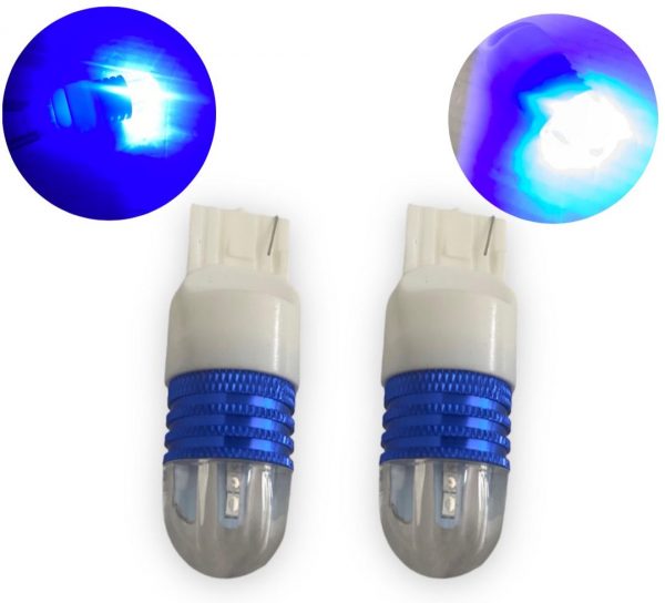 Foco Led De Pellizco Estrobo Color: Azul