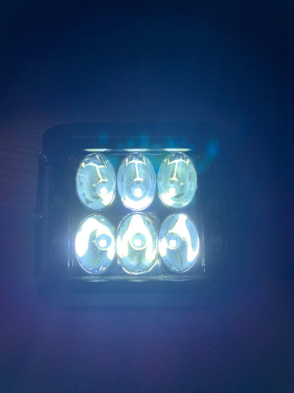 Faro De 6 Leds Blanco Y 6 Leds Ámbar Fijo Y Estrobo - Image 4