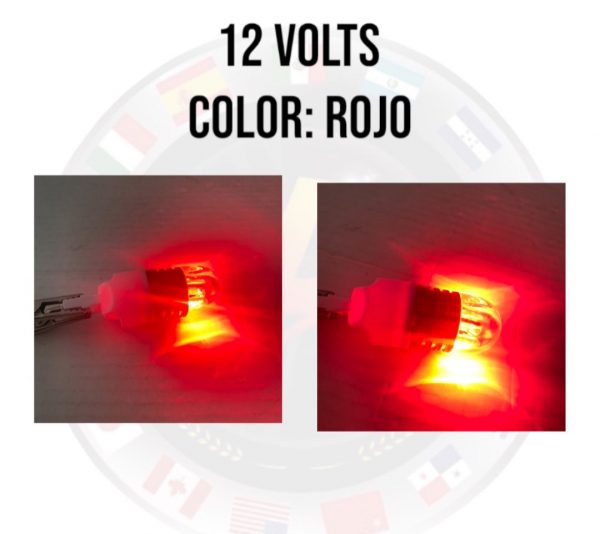 Foco Led De Pellizco Estrobo Color: Rojo - Image 4