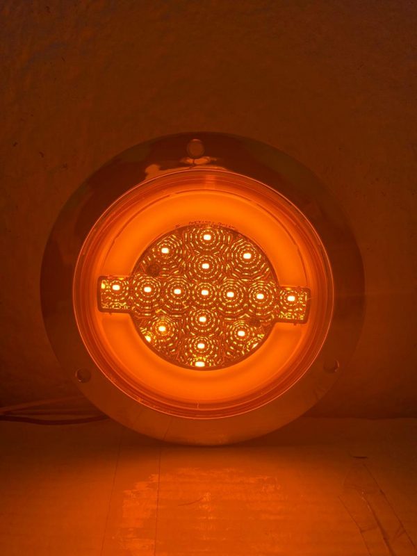 Plafón Redondo De 15 Leds Con Anillo De Gel 12/24v Estrobo - Image 7