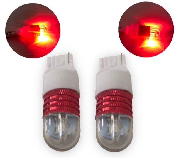 Foco Led De Pellizco Estrobo Color: Rojo