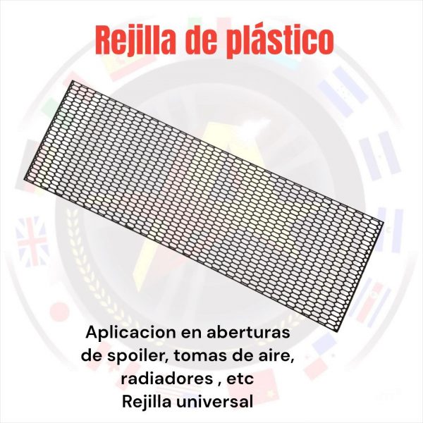 Rejilla De Plástico Negro Para Acabados Deportivos - Image 3