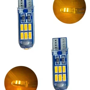 Foco Led Mini Pellizco Color Ambar