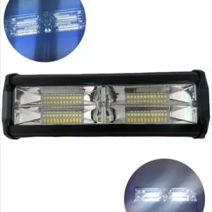 Barra De Led Blanca Fija Y Estrobo 12-80v 144 W