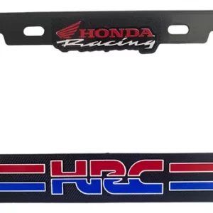Porta Placa Para Moto Con Diseño Honda Hrc