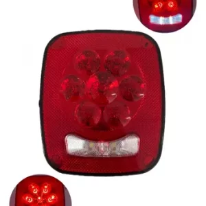 Plafón Calavera 9 Leds Tipo Jeeep 12/24v