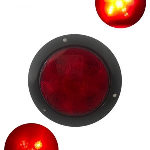 Plafon Redondo 12/ 24 V 2 Funciones Rojo