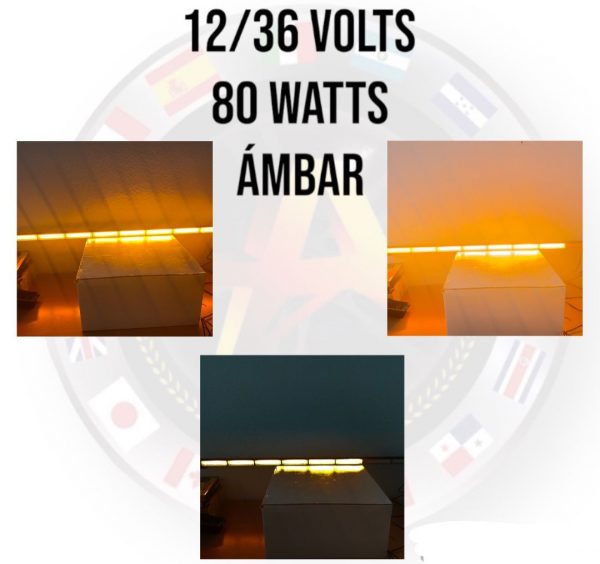 Barra De Leds 8 Módulos 16 Funciones 12/36v 80w - Image 2